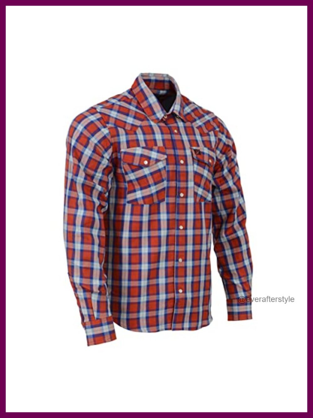 Men's Cotton Flannel Button Down Shirt Long Sleeve Casual